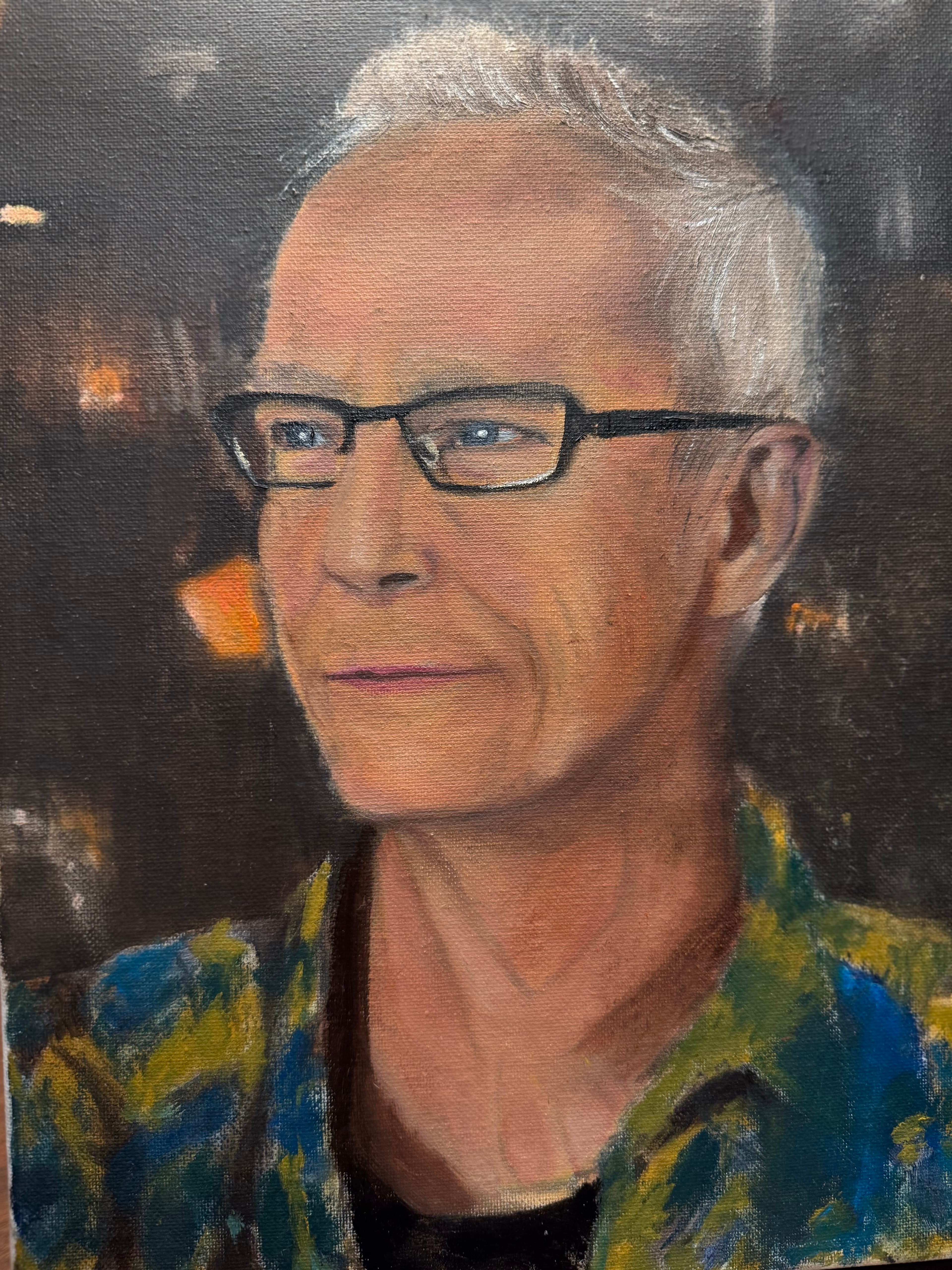 portrait in oil