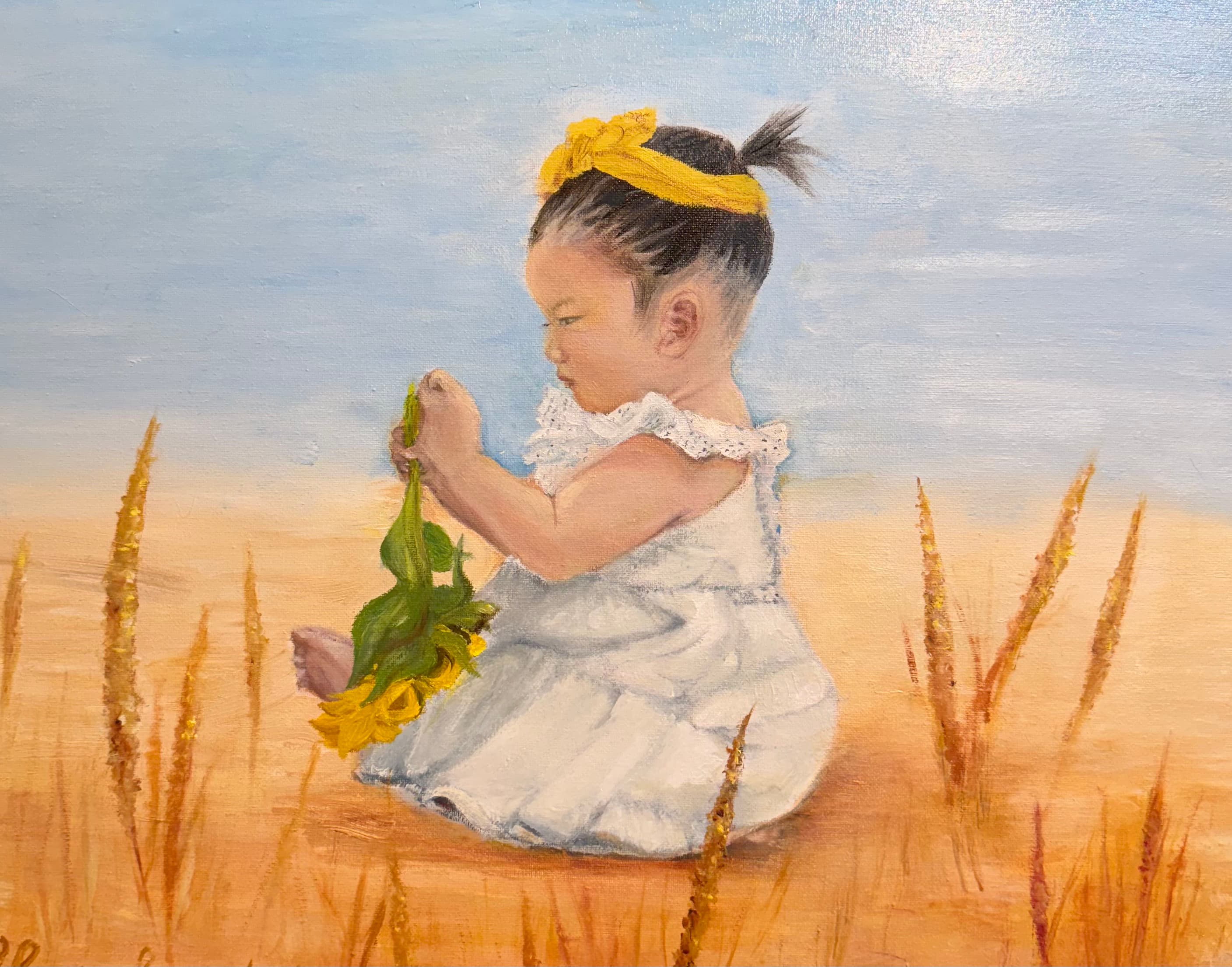 portrait in oil