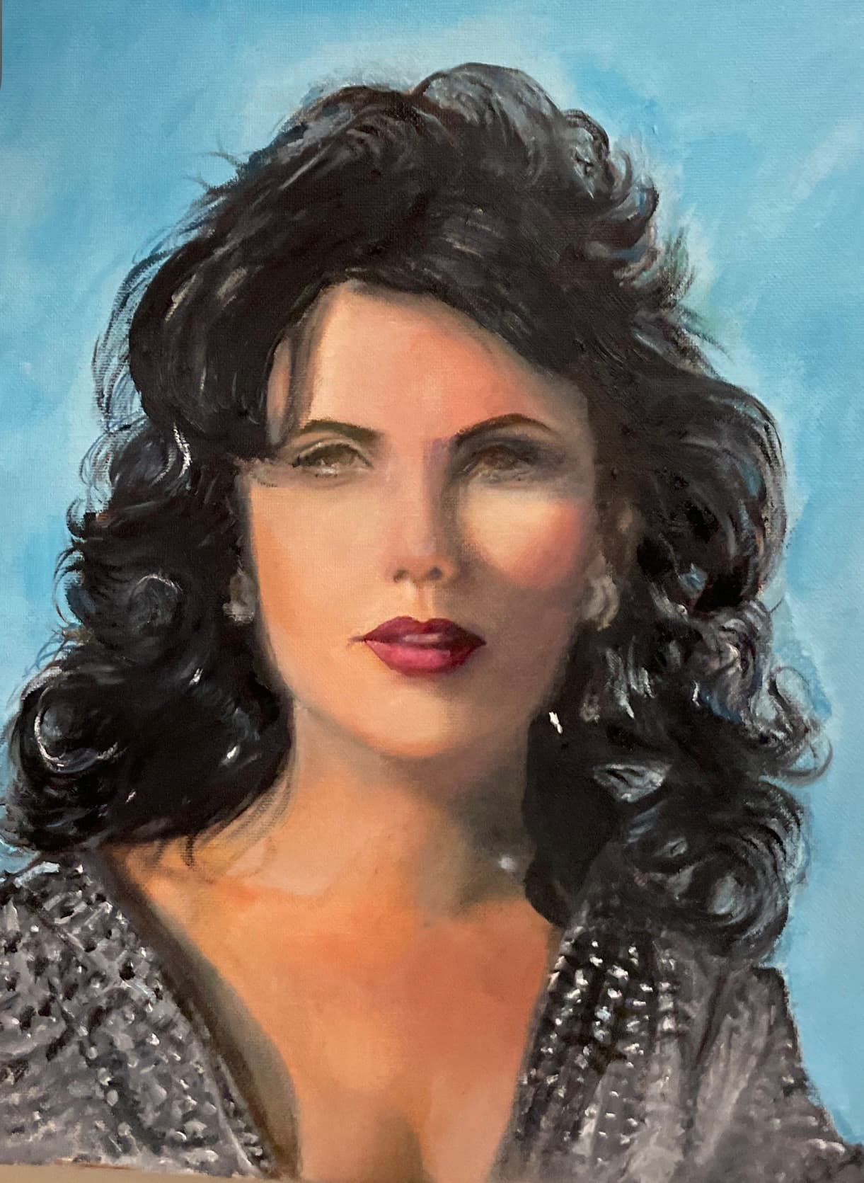 portrait in oil