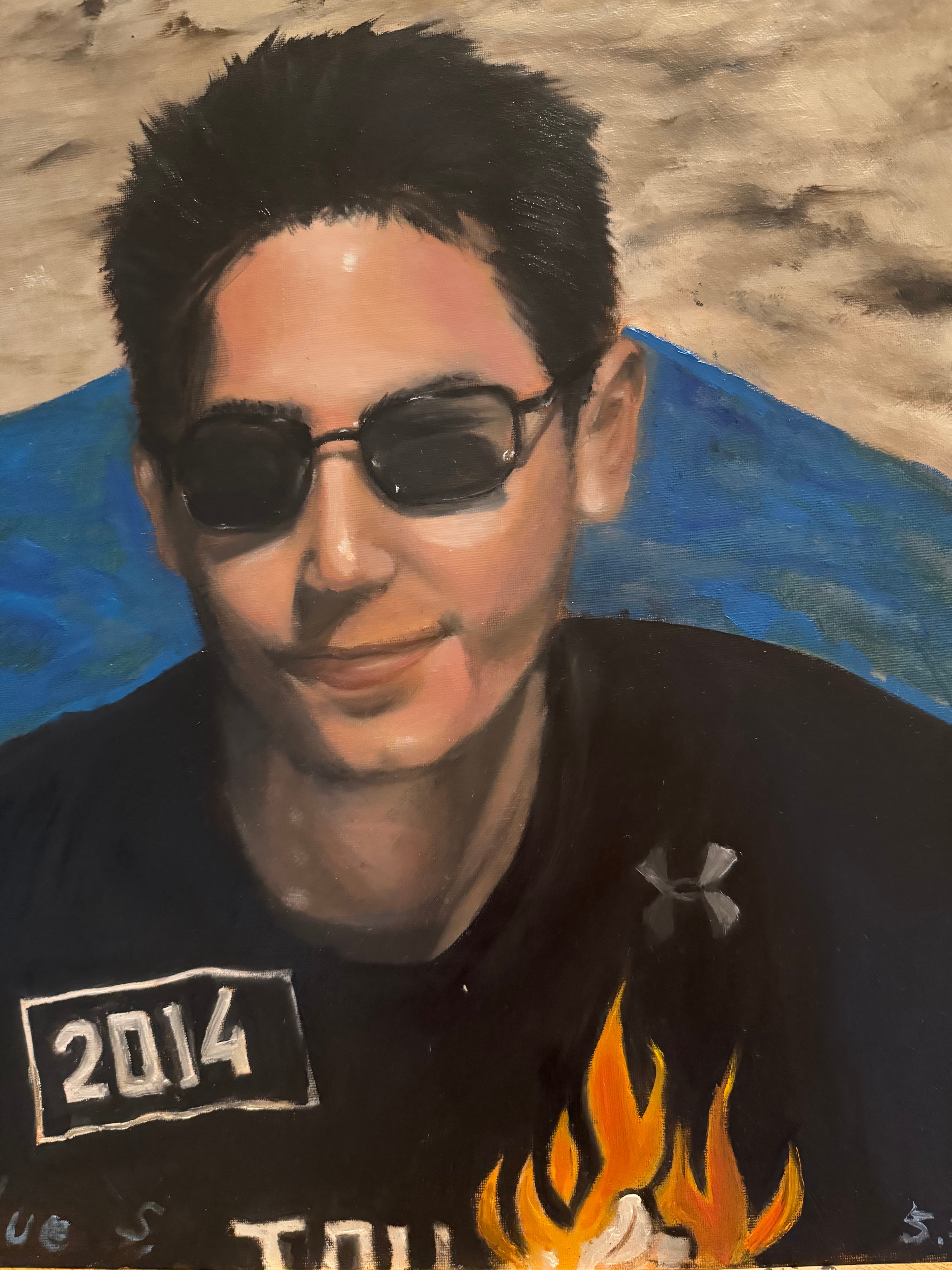 portrait in oil