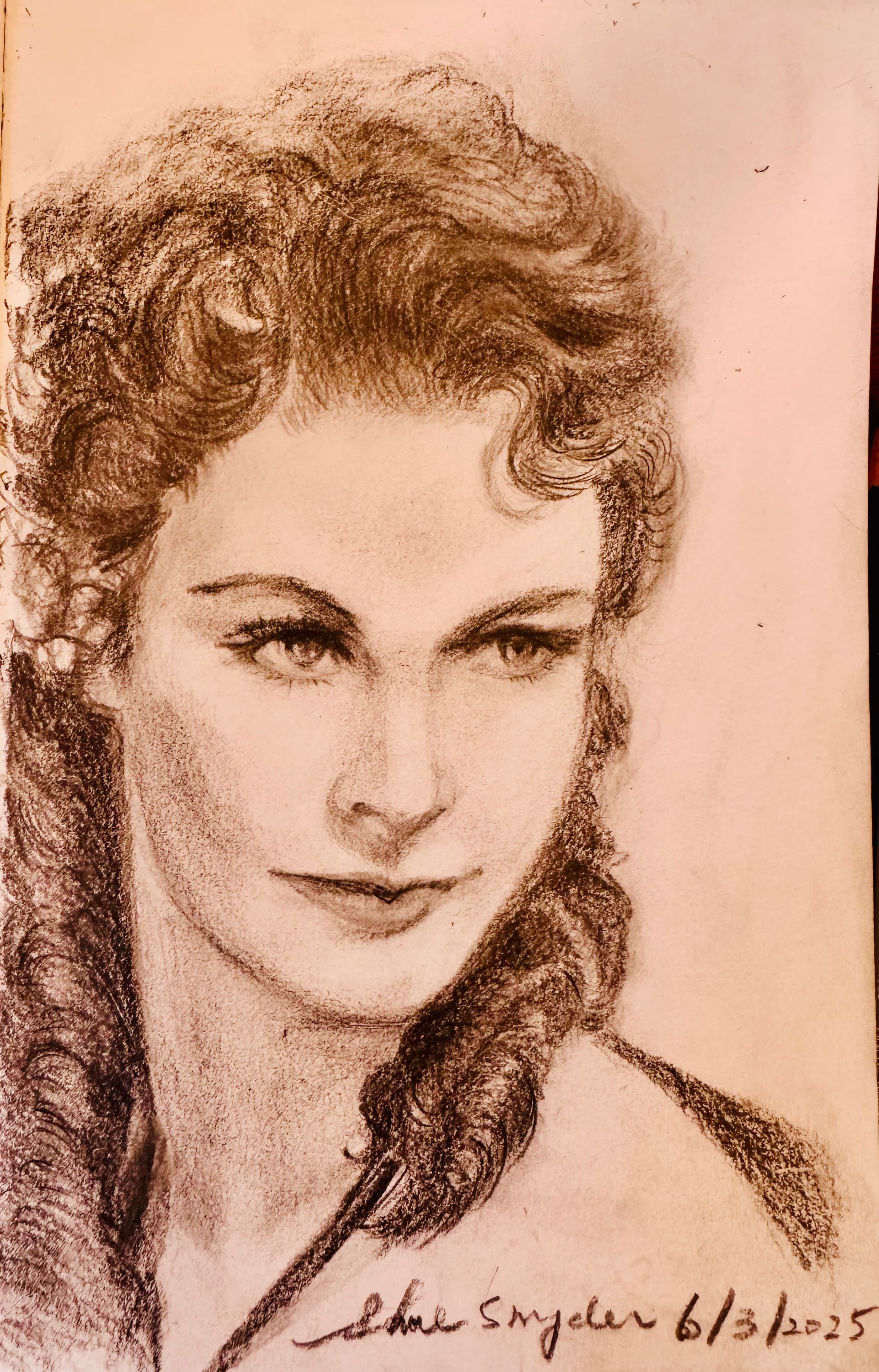 portrait in oil