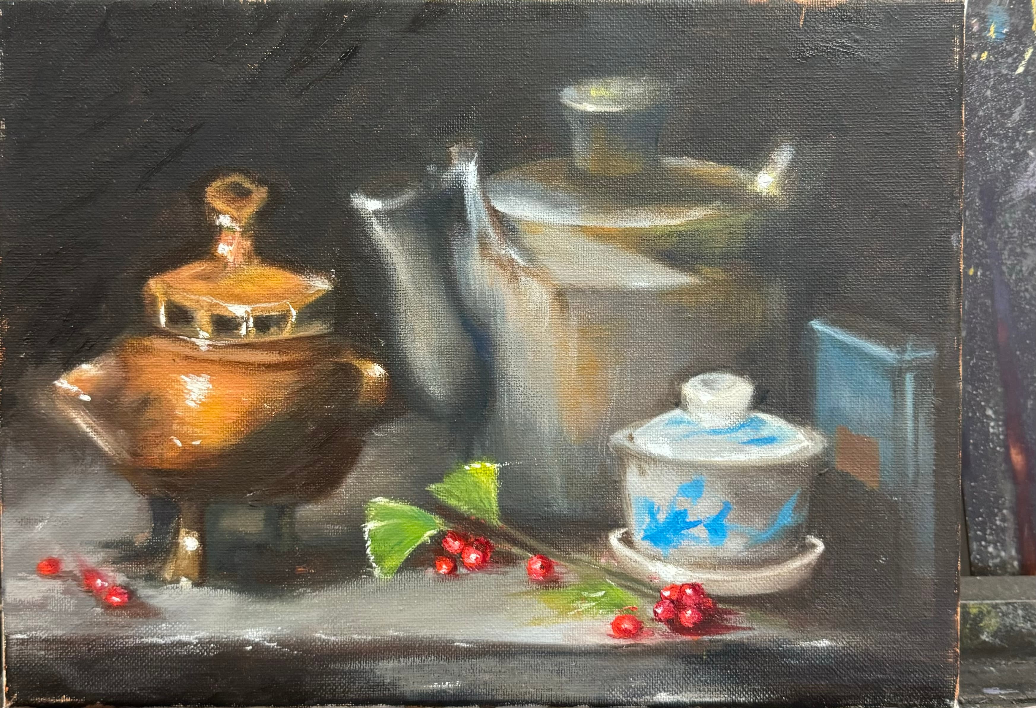 portrait in oil